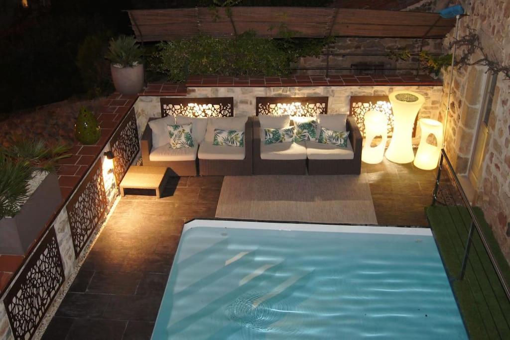 Les Pierres Blondes Apartment Montpeyroux  Ngoại thất bức ảnh